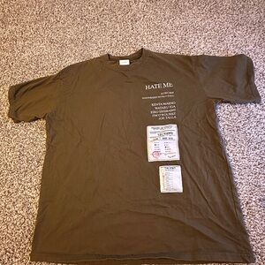 Ethos Brown Graphic T-Shirt